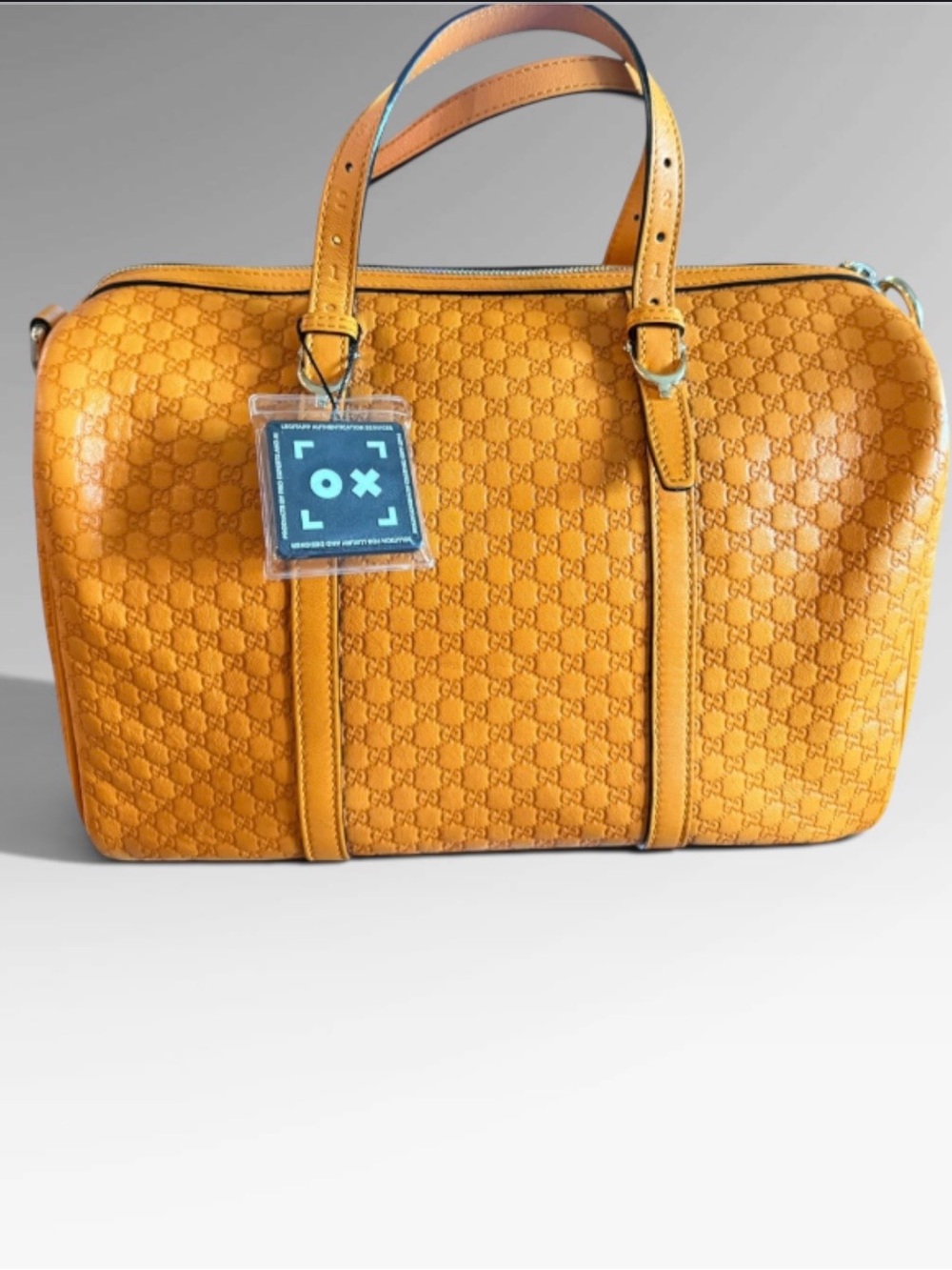Pre-owned Gucci Medium Guccissima Boston Shoulder Bag